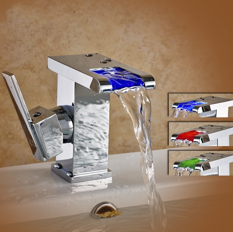 Arlon LED Single Handle Bathroom Sink Faucet